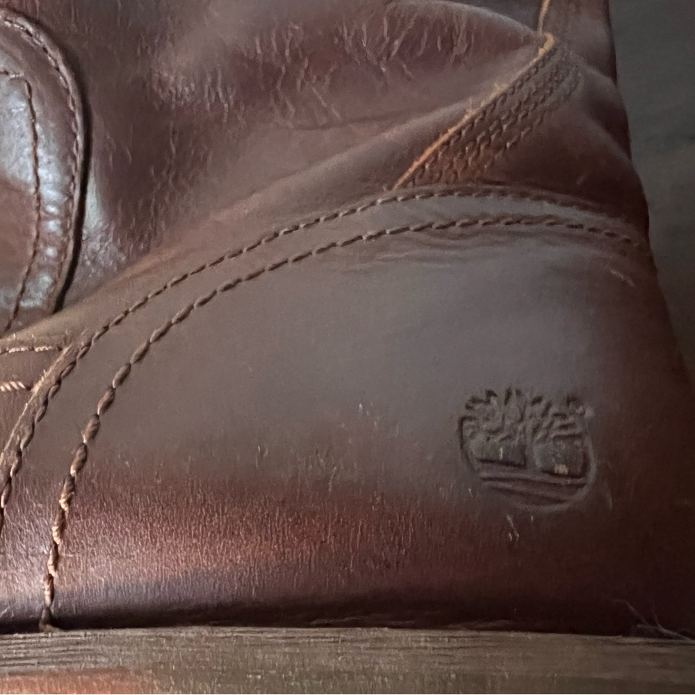Timberland Brown Leather Boots 7.5 - Picture 4 of 14
